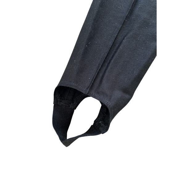 Vintage 80s 90s Kikomo Authentic Style Twill Pleated Tapered Stirrup Pants 7/8 - Picture 6 of 7